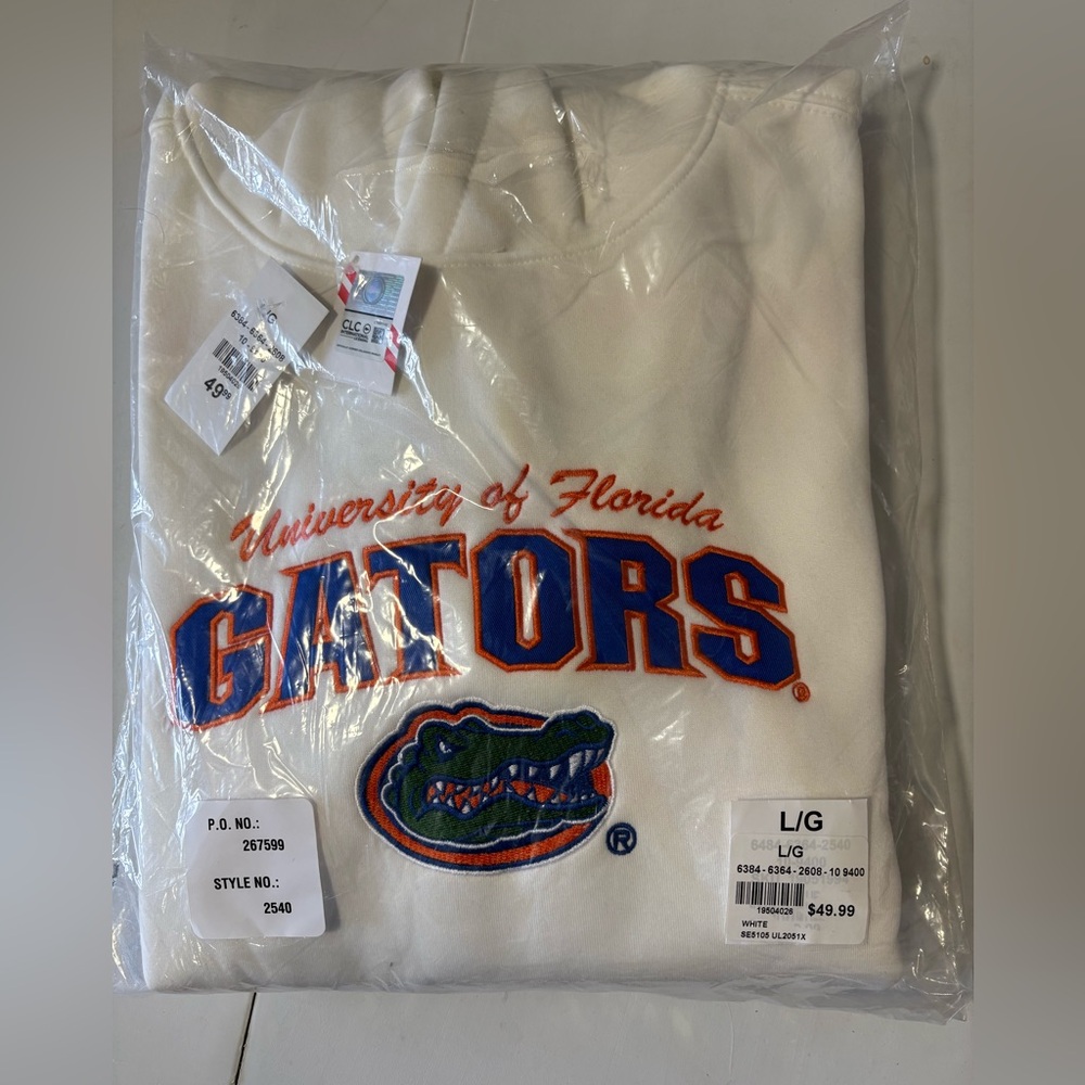 Florida Gators NCAA Licensed Hoodie University of Florida Sweater New with Tags